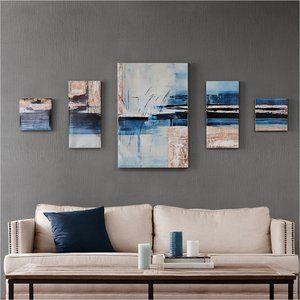 Madison Park Overseas 5-Pc. Gel-Coated Canvas